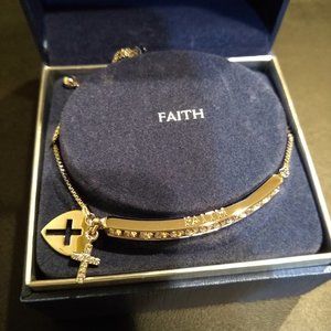 Brilliance Faith Bangle Bracelet
